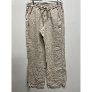 TOMMY BAHAMA | Women’s Linen Drawstring Pants Resort Vacation | Small